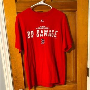 Red Postseason Do Damage T-Shirt